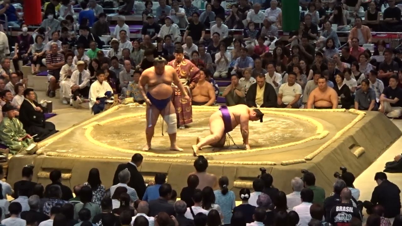 《十両》時疾風×寿之富士 湘南乃海×旭海雄 朝翠龍×北の若【大相撲令和8年7月場所】9日目 juryo【SUMO JUL DAY9】2026/07/20 名古屋場所 background