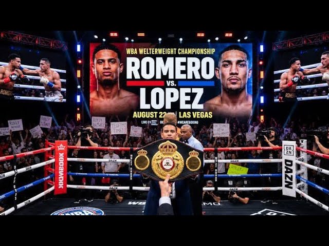 🔴teofimo Lopez (USA) VS rolando Rolly romero (USA), liveboxing, tinjuduniahariini background