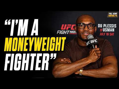 "I'm A Moneyweight Fighter" Kamaru Usman On UFC Future And Potential Rematch With Sean Strickland background