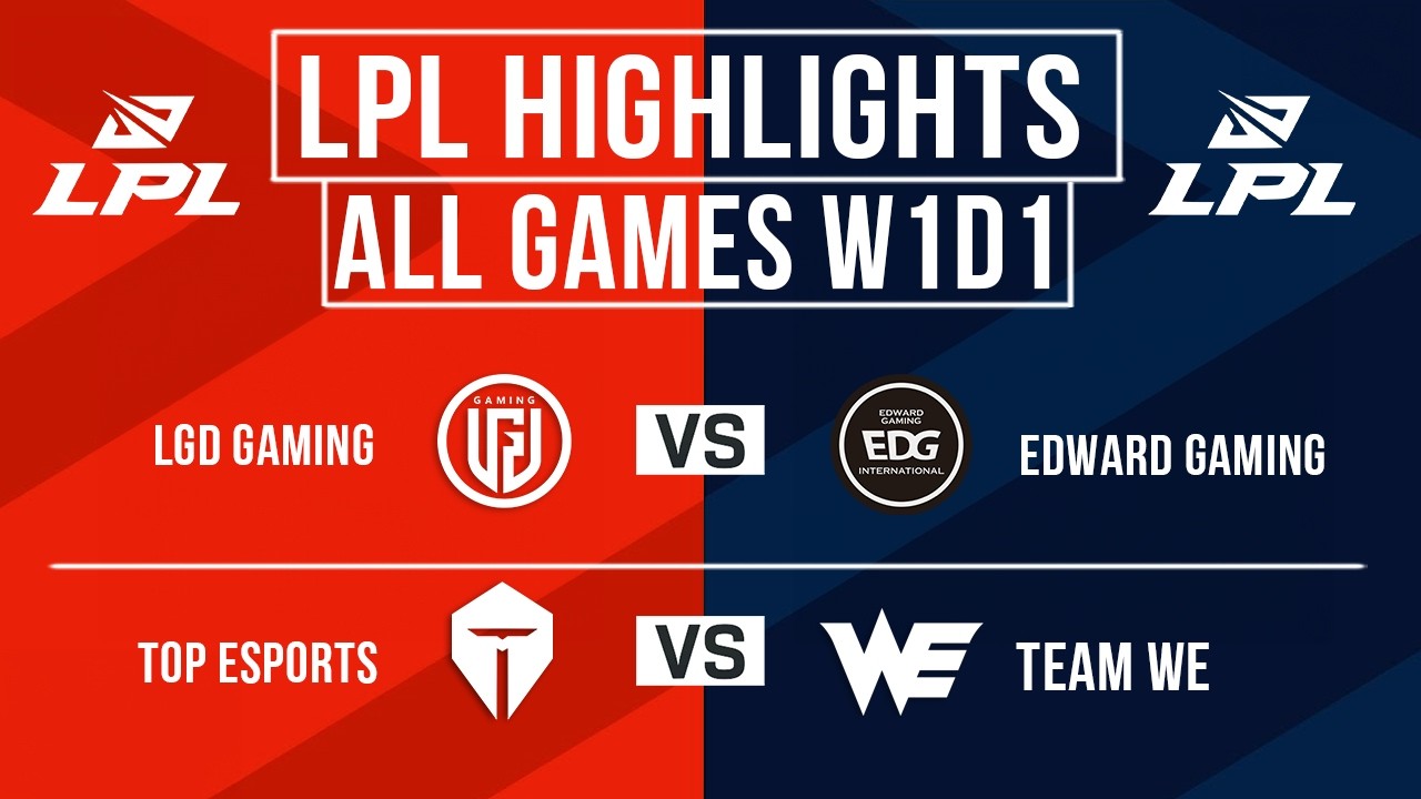 LPL Highlights ALL GAMES Week 1 Day 1 | LPL 2026 Split 3 backdrop