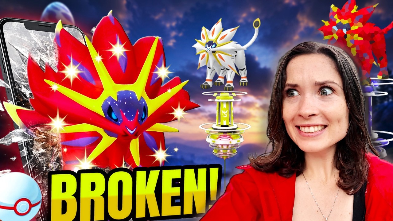 I Broke Pokémon GO’s Shiny Odds… 😳 Shiny Solgaleo’s Debut! background