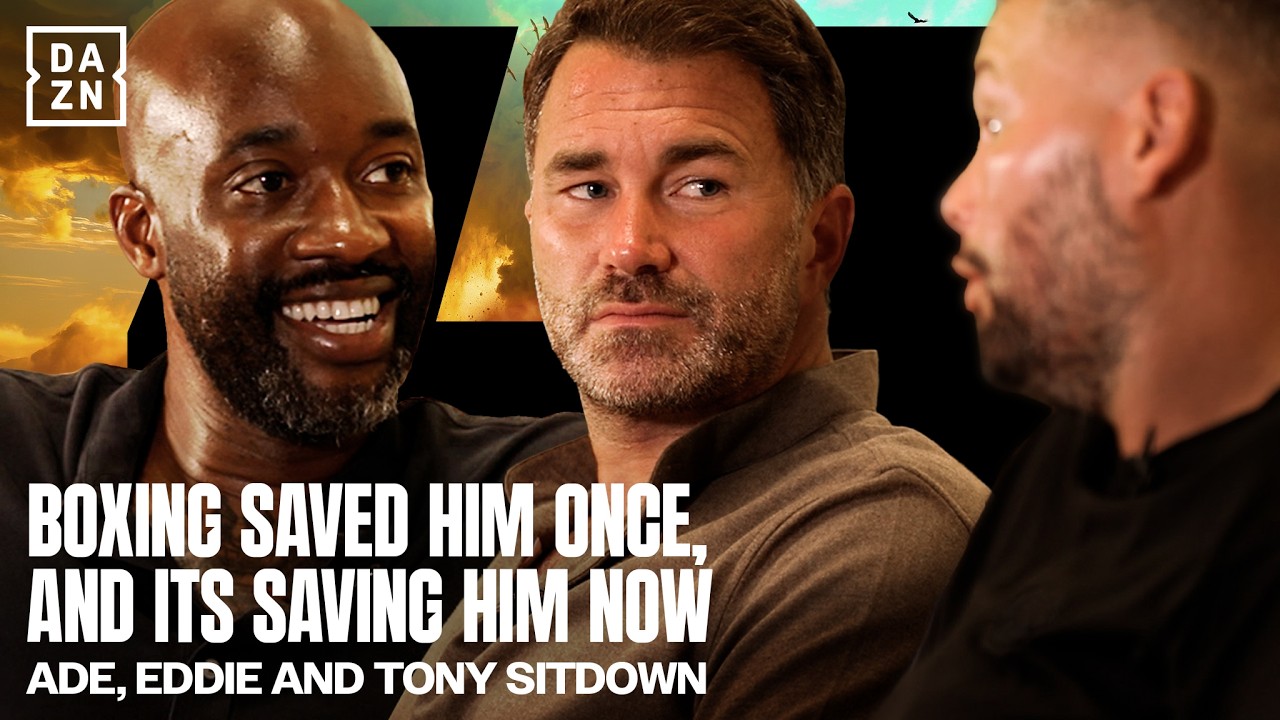 Boxing Save him once and it's saving him now! Ade, Eddie Hearn and Tony Bellew discuss AJ's comeback backdrop