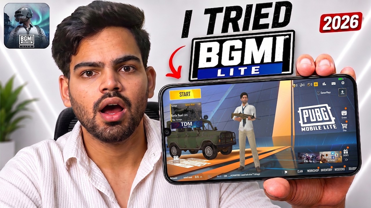 I Tried PUBG Lite in 2026... Is BGMI Lite Finally Coming? backdrop