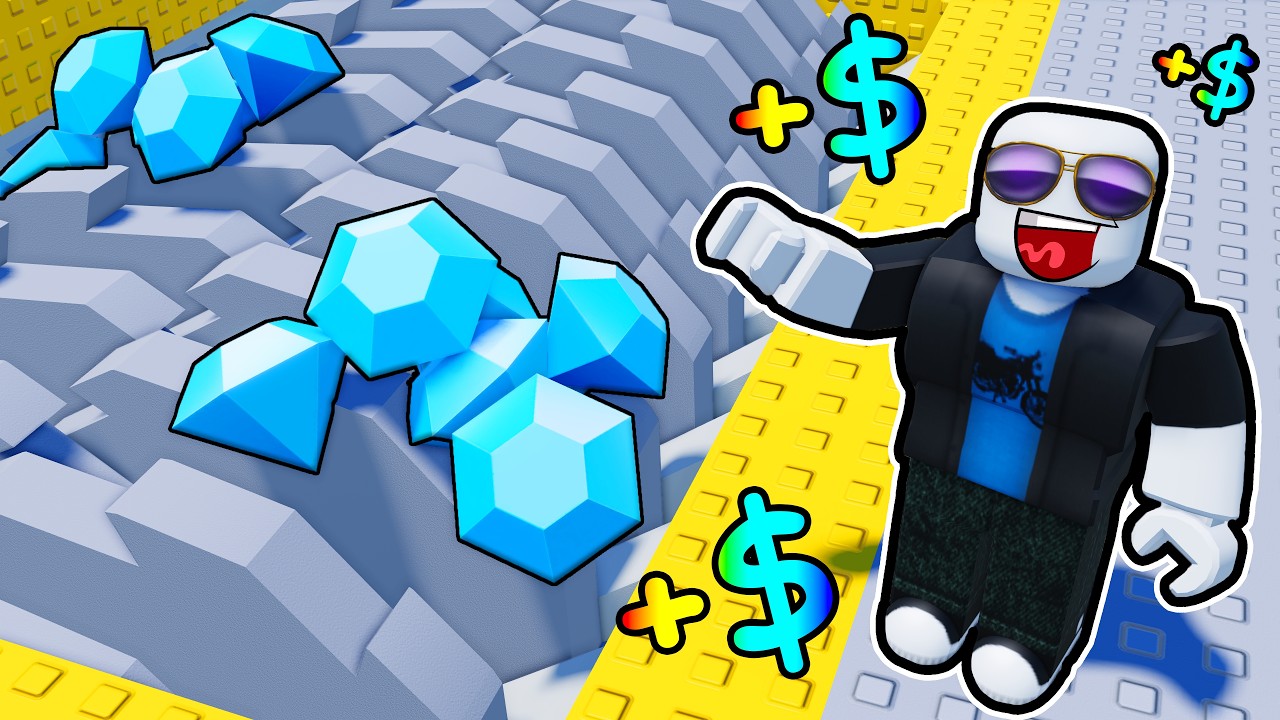building a GEM CRUSHER to make TRILLIONS in Roblox... backdrop