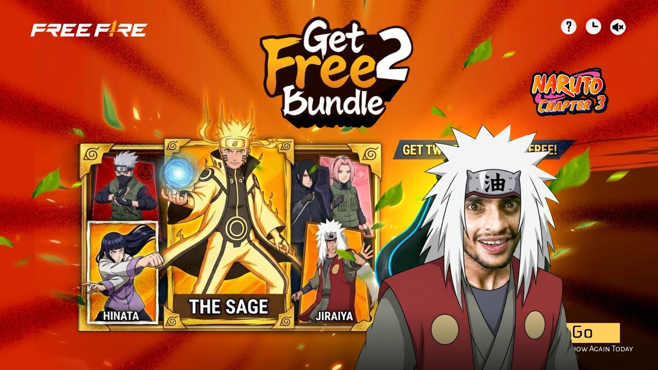CHAPTER 3: FREE 2 BUNDLES 😱 Free Fire Max backdrop