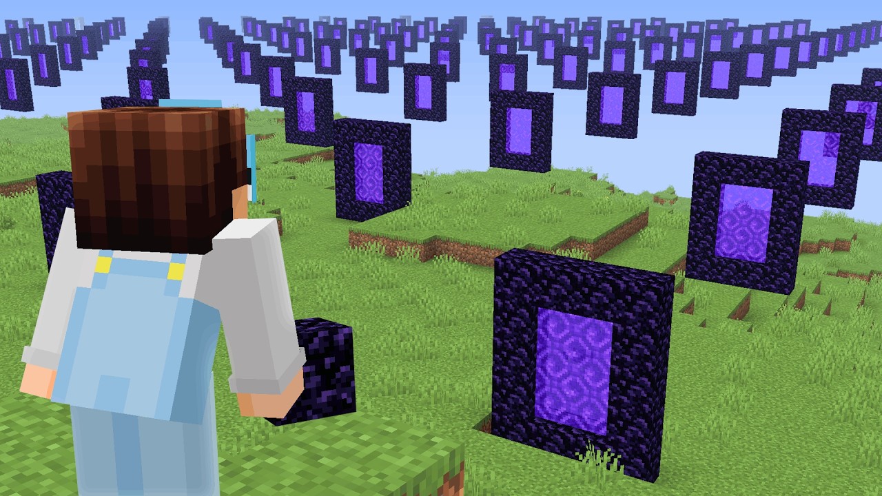 Minecraft, But The World Copies Me... backdrop