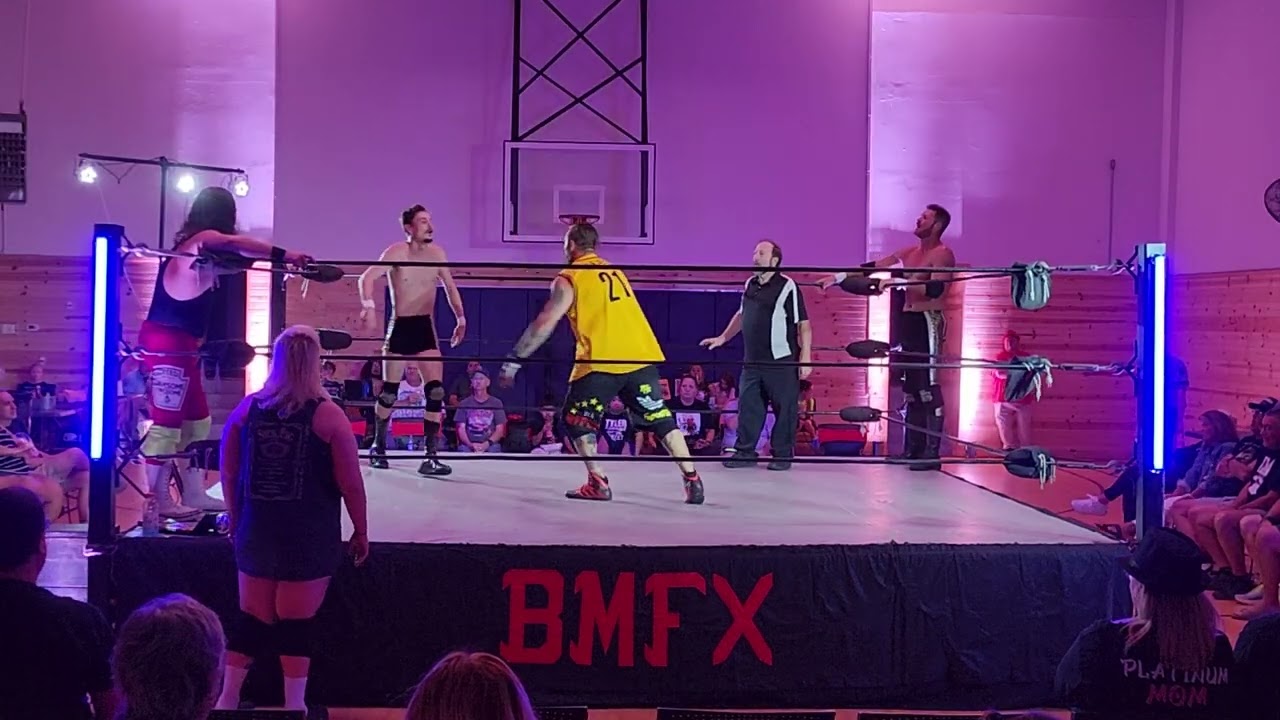 Golden Gods vs Gruesome Twosome (BMFX Power Elite Tag Team Titles) - BMFX 7/19/26 backdrop