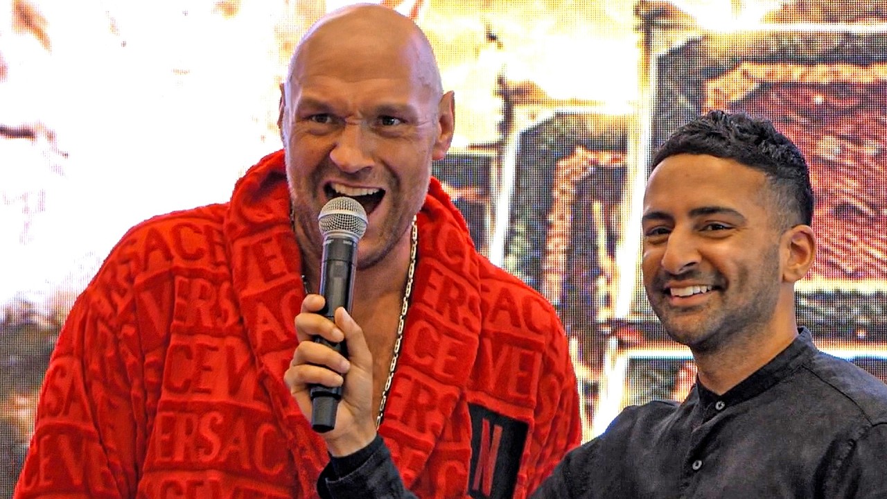 'HE MIGHT KNOCK ME THE F*** OUT!' | Tyson Fury FINAL WORDS vs. Mariusz Wach backdrop