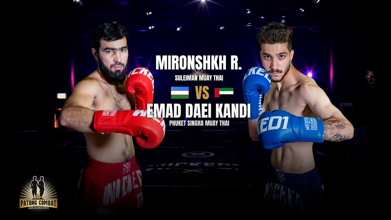 Mironshkh Rokhmatov VS Emad Daei Kandi Phuket Singha Muaythai Patong Combat July 22, 2026 background