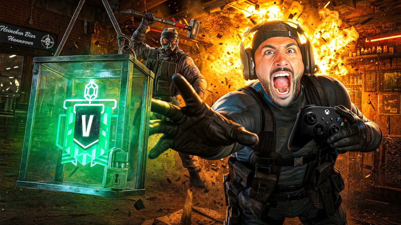 CAN A CONTROLLER PLAYER HIT EMERALD? ROAD TO CHAMP! (RAINBOW 6 SIEGE RANKED) đ„ backdrop