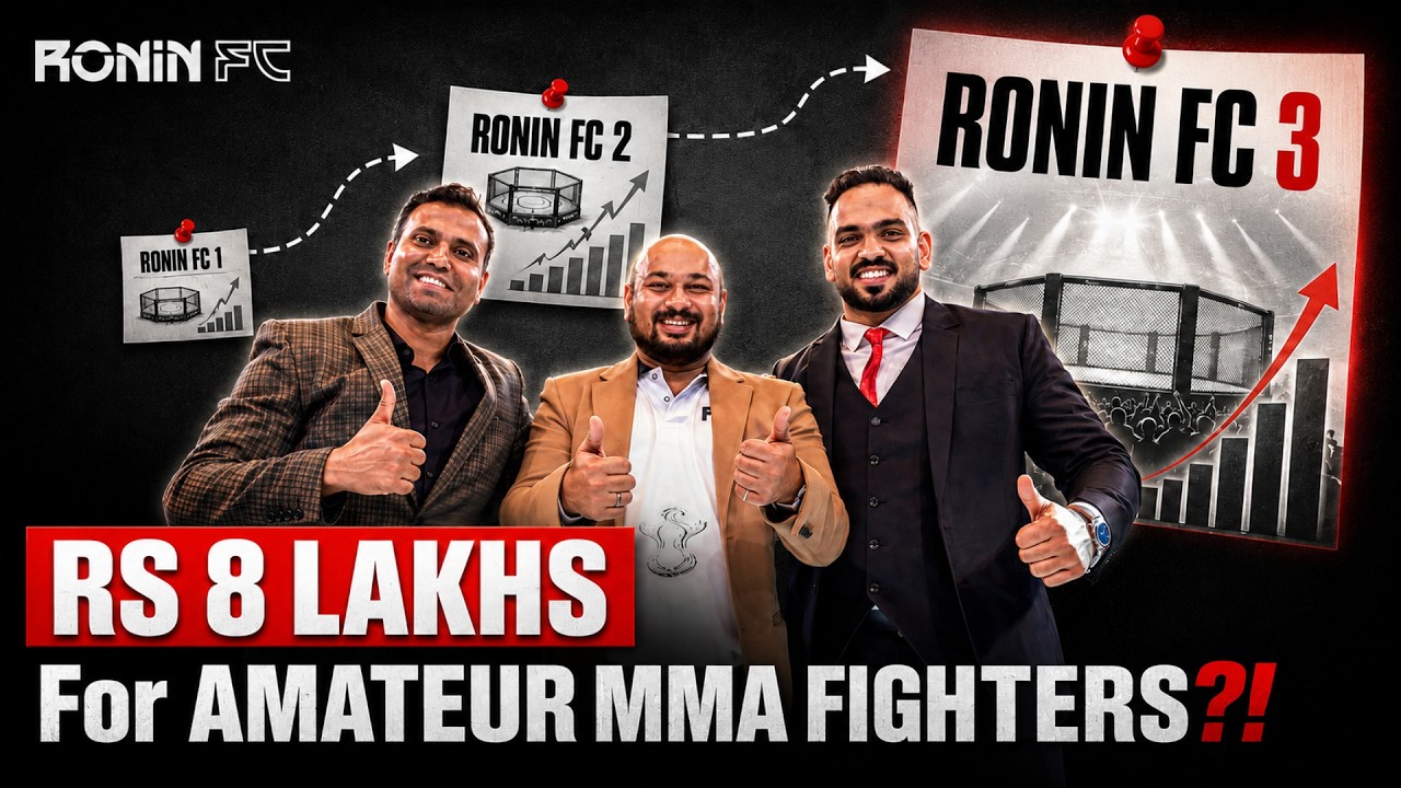 Ronin FC 3 Is Going BIG! ₹8 Lakh Prize Pool, Stacked Pro Card & More | Interview with Founders background