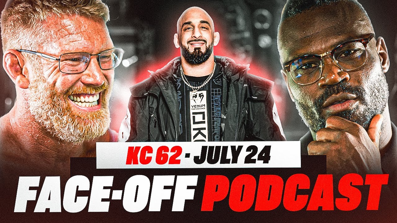 Uriah Hall vs Sam Alvey: The Staredown Before War | KC 62 Face Off background