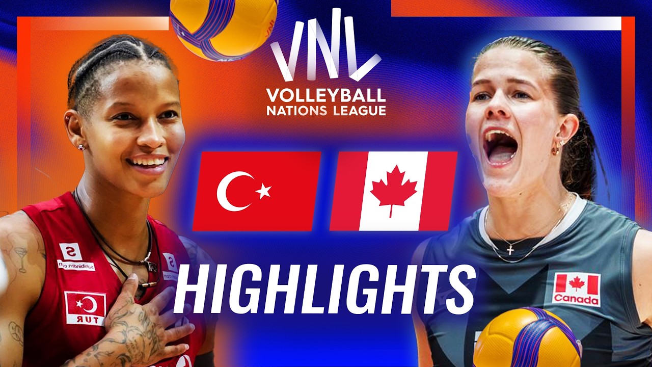 Türkiye 🇹🇷 vs. Canada 🇨🇦 - Quarter Final | Highlights | Women's VNL 2026 backdrop