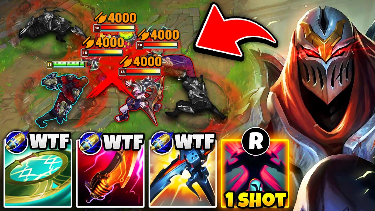 ZED HAS THE FASTEST ONE SHOT IN THE GAME?! (36 KILL MASSACRE) background