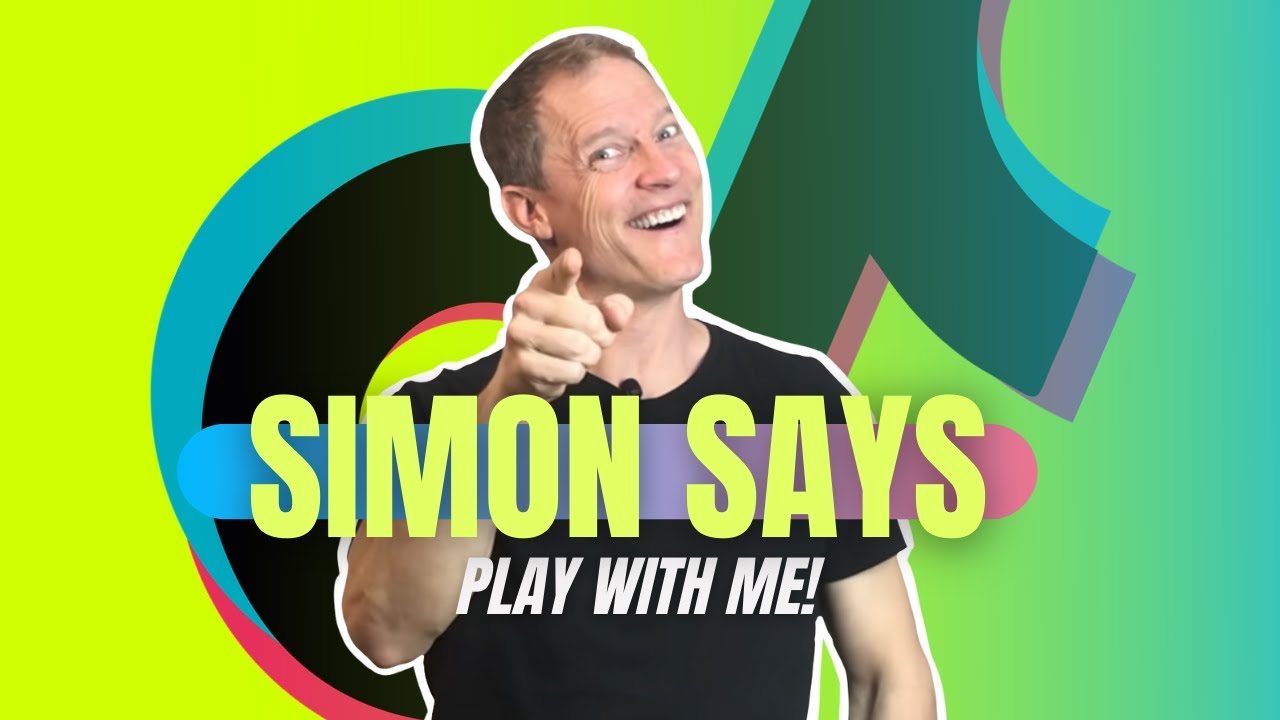 Let's play Simon Says! backdrop