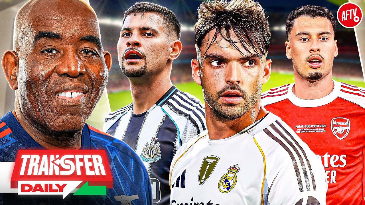 🚨 Arsenal Target Real Madrid Defender After Saliba Injury! Bruno Bid & Atletico Want Martinelli! backdrop