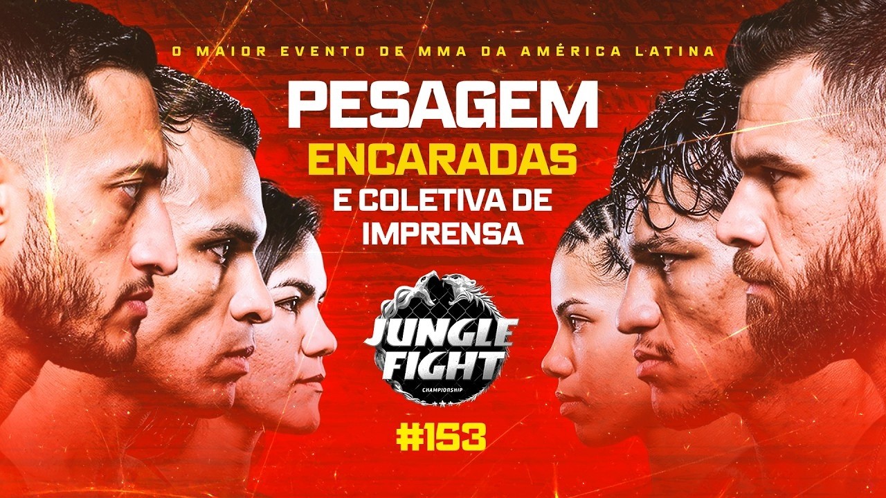 JUNGLE FIGHT 153 l ITU/SP - PESAGEM AO VIVO background