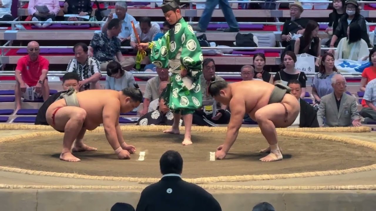 速報❗️二子山部屋 若雅 vs豪聖山【大相撲令和8年7月場所】13日目 futagoyama MITA SHIMAZUUMI【SUMO JUL DAY13】2026/07/24名古屋場所 background