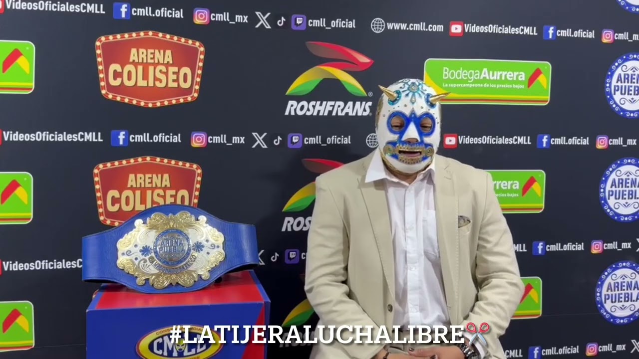 Rey Apocalipsis: El Rey Barroco no es premio, es trabajo arriba y abajo del ring backdrop