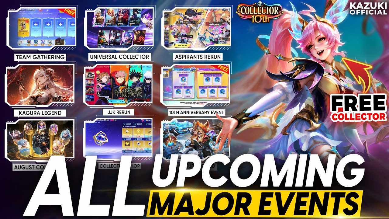 EVERY MAJOR MLBB EVENT COMING IN AUGUST 2026 | KAGURA LEGEND | LAYLA COL., JJK & RESALE & MANY MORE backdrop