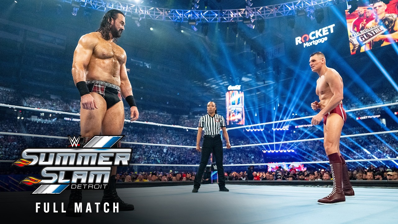 FULL MATCH: Gunther vs. Drew McIntyre | Intercontinental Title Match: SummerSlam 2023 backdrop