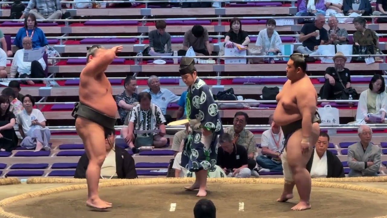 速報❗️二子山部屋 許田vs 富士東【大相撲令和8年7月場所】13日目 futagoyama KYODA FUJIAZUMA【SUMO JUL DAY13】2026/07/24名古屋場所 background