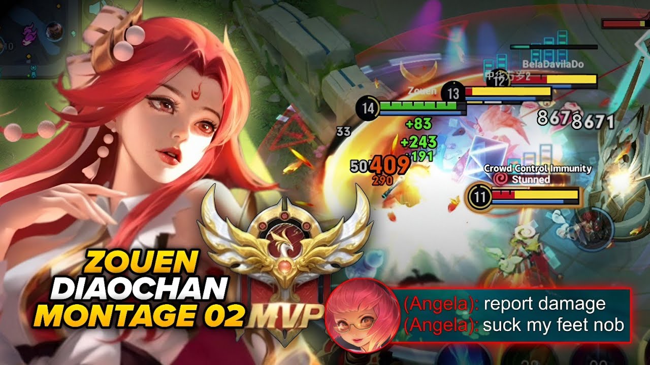 ZOUEN DIAOCHAN MONTAGE 02 - Honor of Kings background