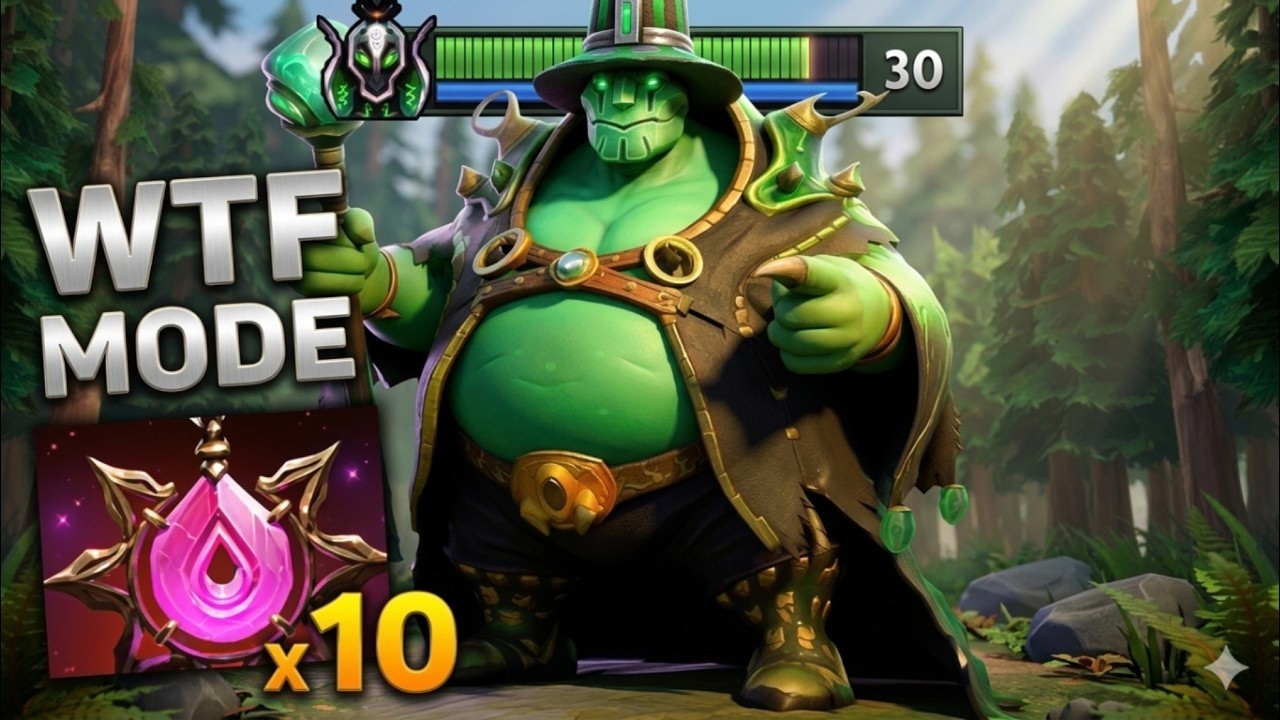 x10 Enchanter's Bauble Cooldown Reduction🔥🔥🔥32 Kills Rubick | Dota 2 Gameplay background