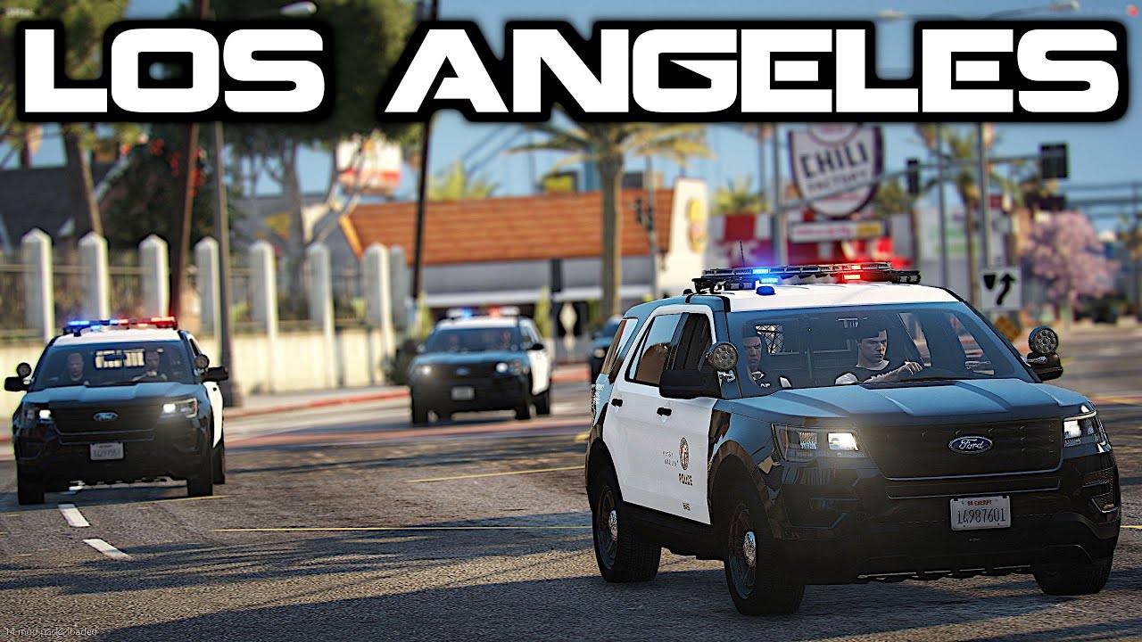 The Biggest Realistic LAPD FiveM Server background