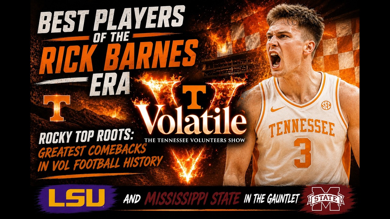 Ep. 33 - DGG is a Vol & Best Players of the Rick Barnes Era backdrop