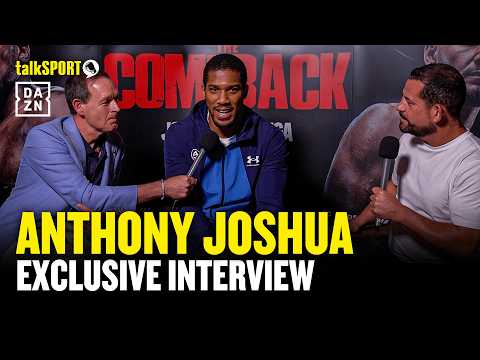 π¨ EXCLUSIVE! Anthony Joshua REACTS to Simon Jordan criticism & sends INFLAMMATORY Tyson Fury message background