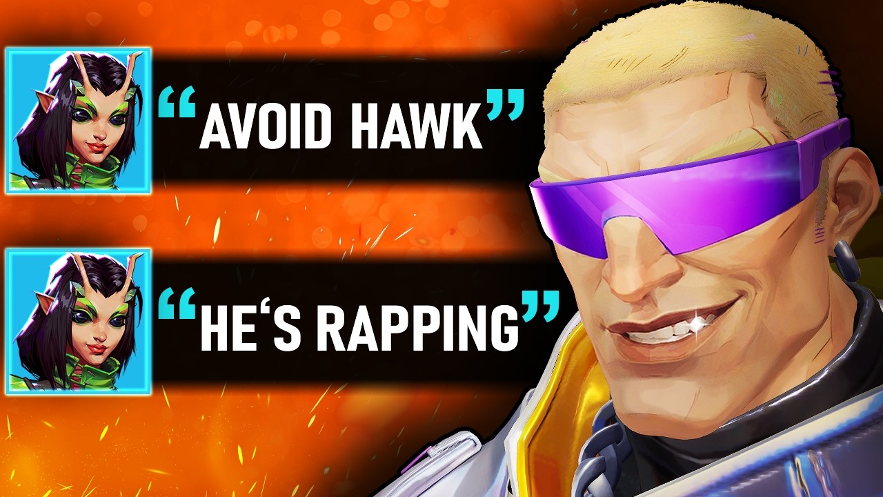 Ragebaiting as Lore Accurate Eminem Hawkeye in Marvel Rivals backdrop