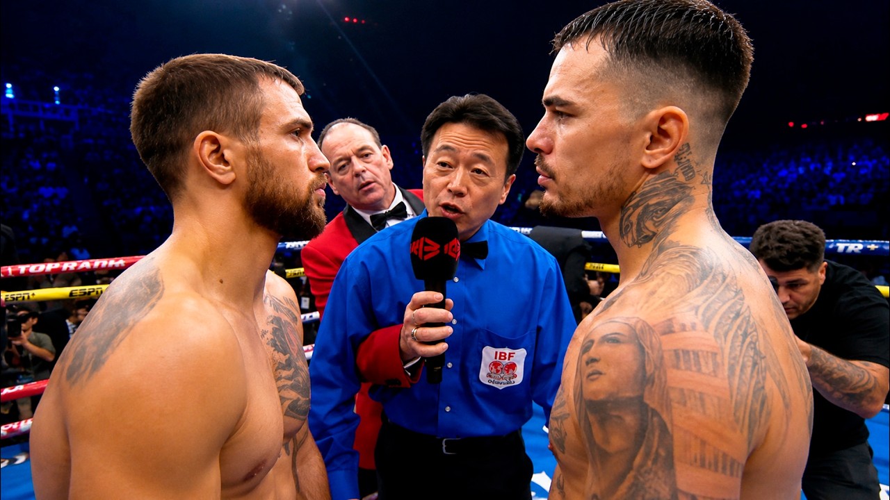 Vasily Lomachenko (Ukraine) vs George Kambosos Jr (Australia) | KNOCKOUT, BOXING Fight, HD background