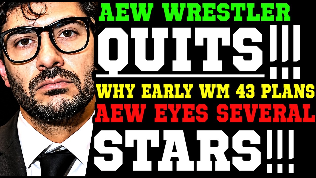 WWE News! Real Reason For Early WrestleMania 43 Plans! AEW Star Quits! AEW Eyeing Several Wrestlers! backdrop