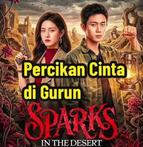 sparks in desert poster