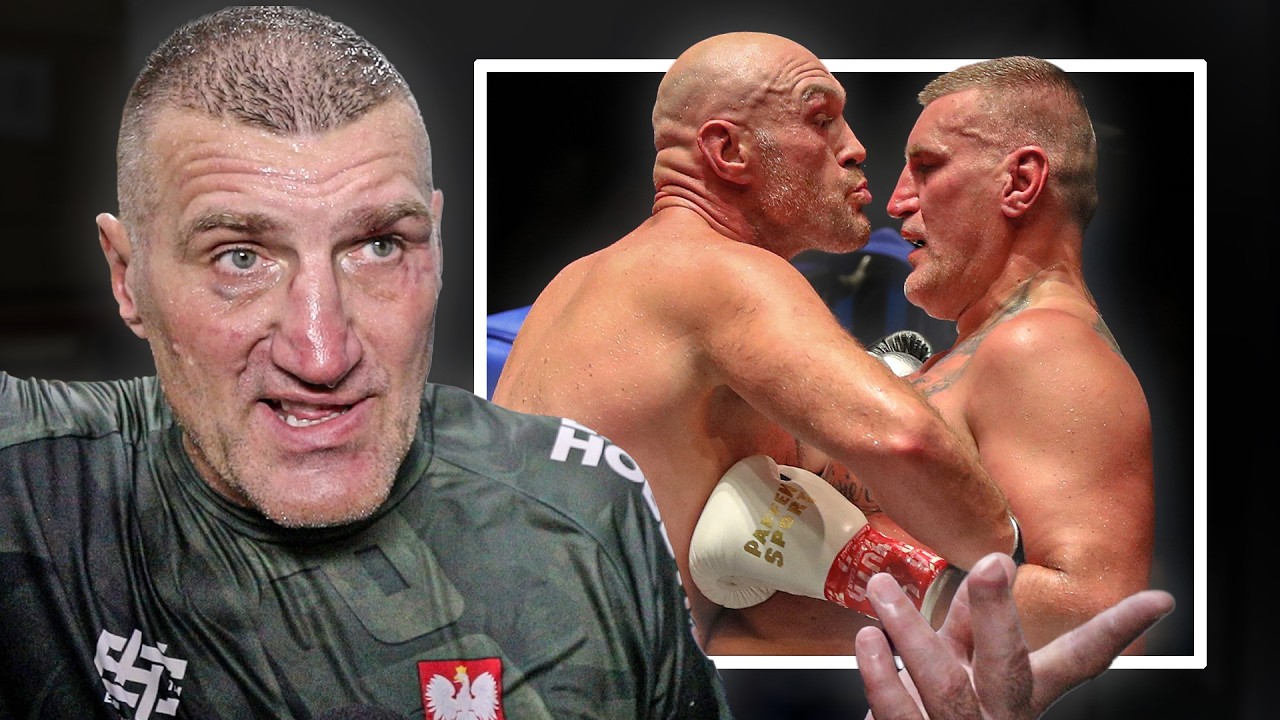 Mariusz Wach REACTS to CONTROVERSIAL KISS in Fight w/ Tyson Fury .• POST FIGHT TKO LOSS backdrop