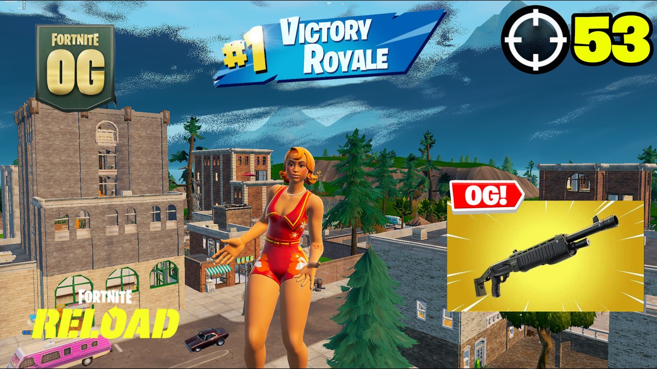 Fortnite Reload | *NEW* BIKINI BOTTOM ICE SPICE SKIN | High Kill Gameplay | PS5 Controller background