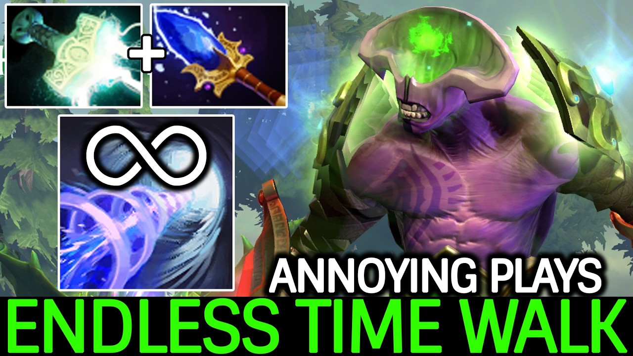 Faceless Void Time Walk Monster – with Battle Fury + Scepter Dota 2 backdrop