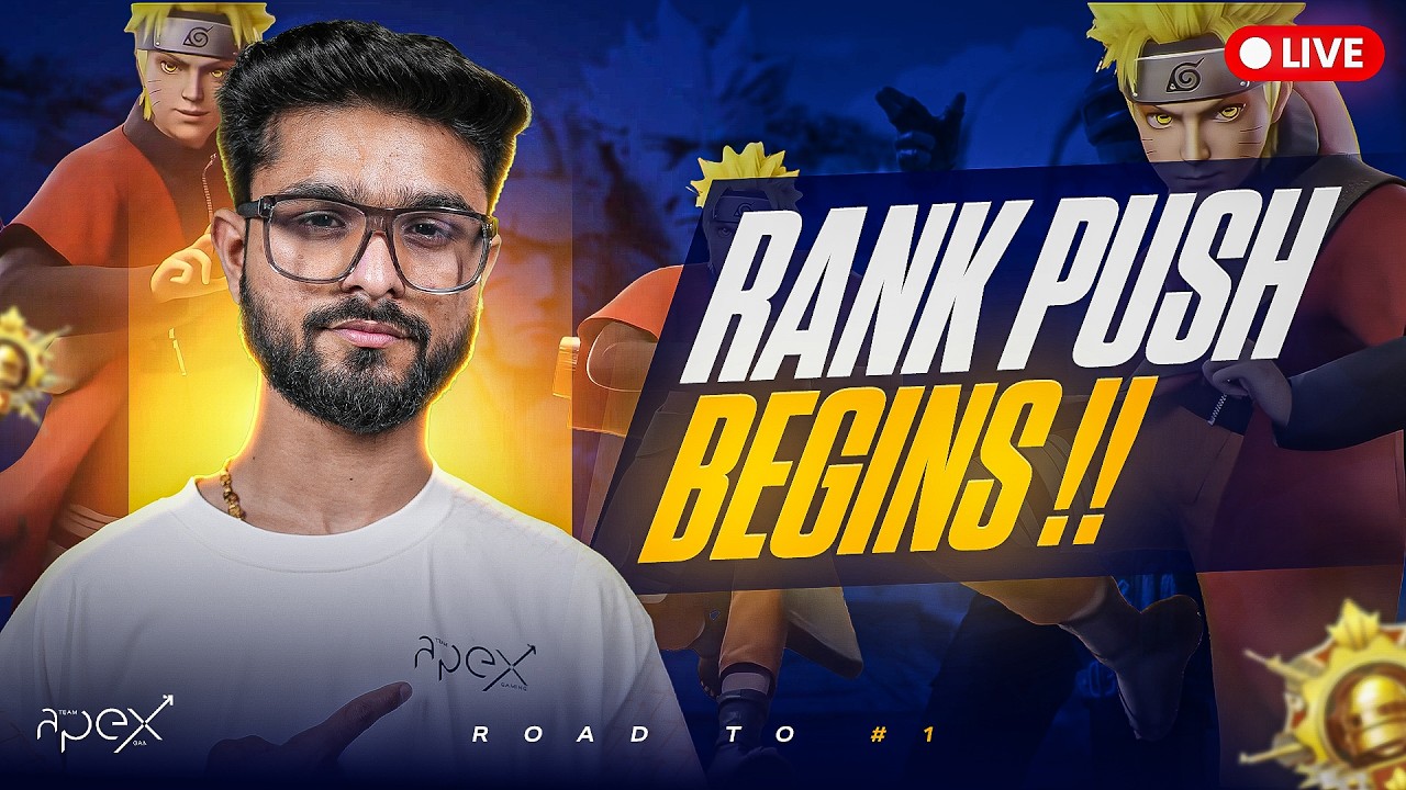 CONQUEROR RANK PUSH BEGINS | YE SEASON #1 HOGA? | BGMI LIVE | @LoLzZzGaming backdrop