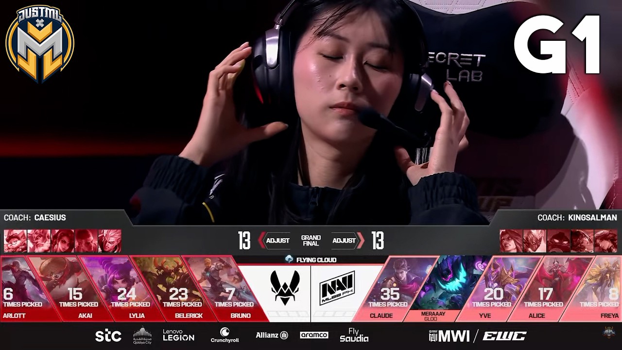 NAVI vs VIT | Game 1 | MLBB MWI at EWC 2026 | Grand Finals backdrop