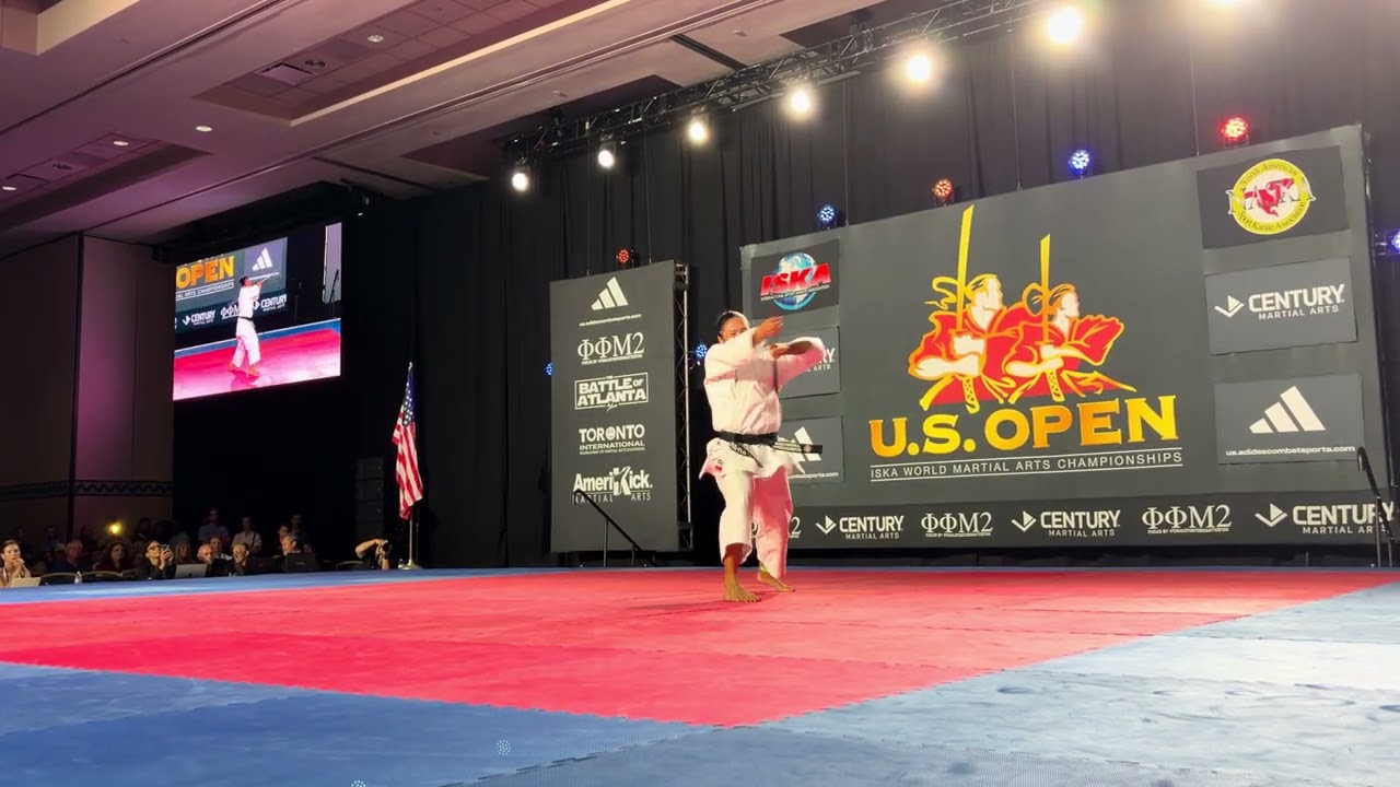Sofia Rodriguez Florez Womens Traditional Weapons ISKA World Championship - US Open 2026 backdrop