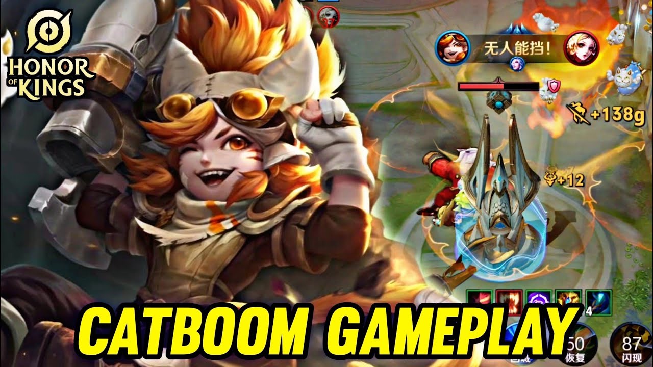HOK : CATBOOM GAMEPLAY | IN MID LANE - HONOR OF KINGS backdrop