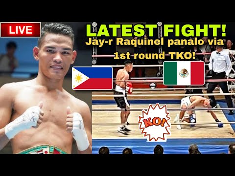 LATEST FIGHT! 🇵🇭 Jay-r Raquinel vs 🇲🇽 Kenbun Torres! 1st ROUND TKO! backdrop