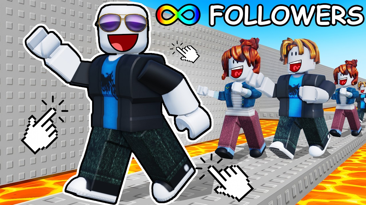 1 CLICK = 1 FOLLOWER in Roblox... backdrop