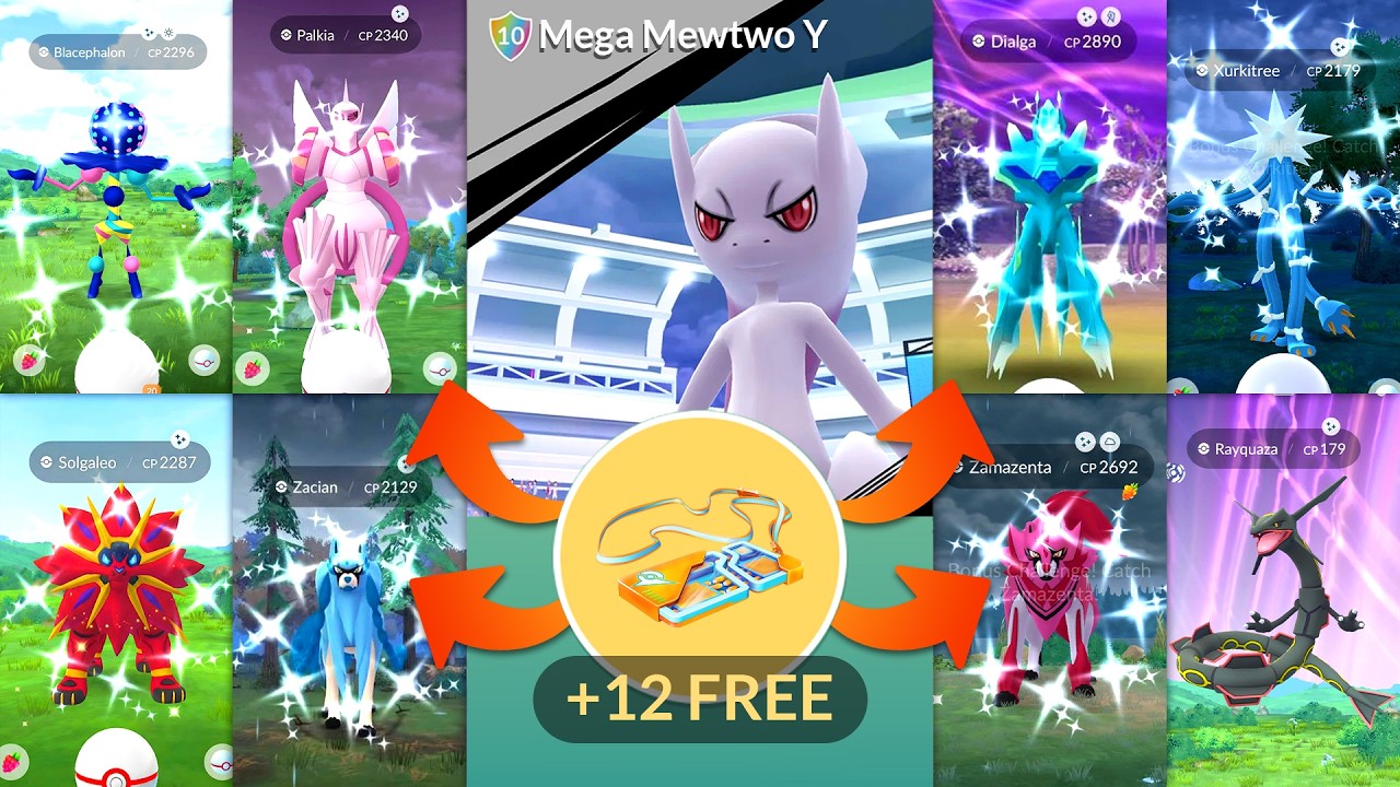 You Can Do 12 More FREE Mega Mewtwo This Weekend! background