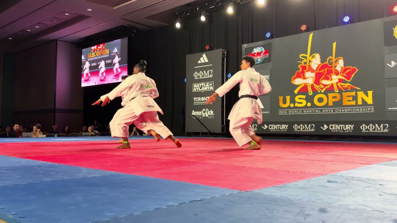 Team Revolution Synchronized Traditional Forms ISKA World Championship - US Open 2026 backdrop