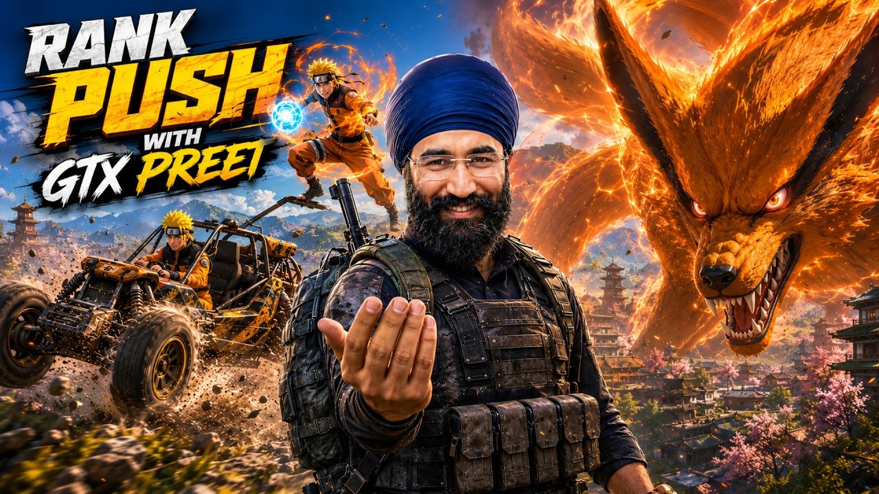 BGMI LIVE - CONQUEROR OG RANK PUSH | PUBG background