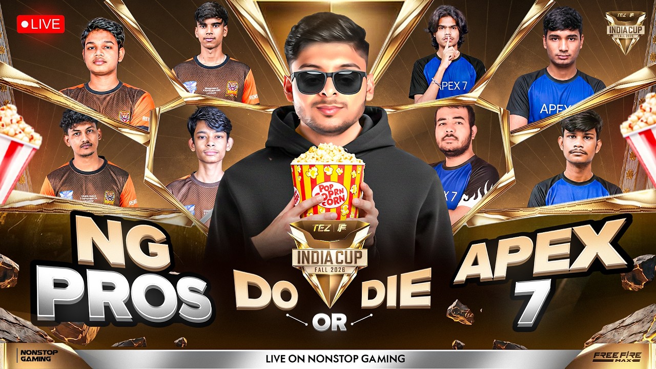 FFMIC 2026 FALL PLAY INS GRP-E WATCH PARTY 🥶 || LETS GOOO NG PROS & APEX7 🔥🧡 #iqoo15r background