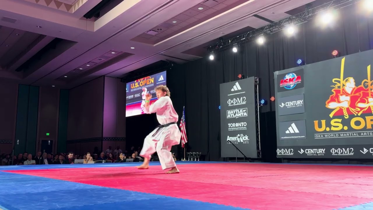 Mason Stowell Mens Traditional Forms ISKA World Championship - US Open 2026 backdrop