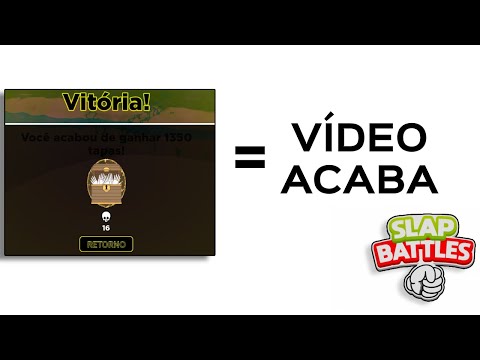 O vídeo só acaba quando eu ganhar o Slap Royale! background